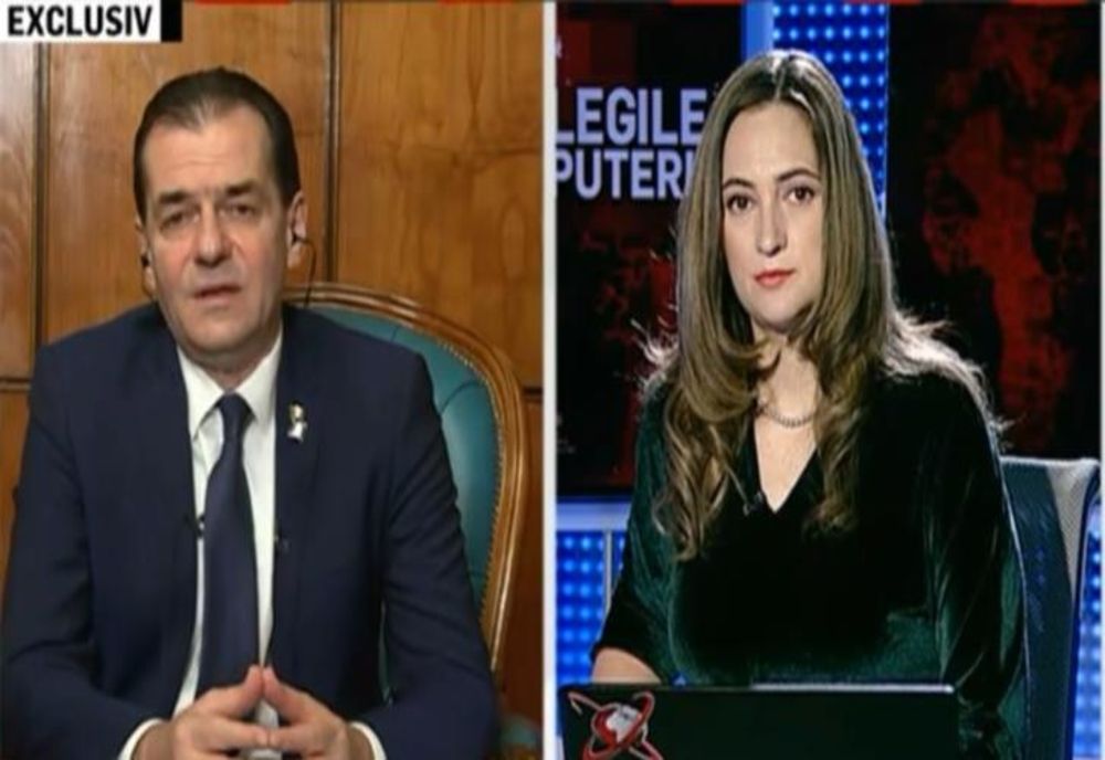 „Legile Puterii”. Premierul Ludovic Orban, invitatul Mădălinei Dobrovolschi. Ediție explozivă, de la 21.00, la Realitatea PLUS