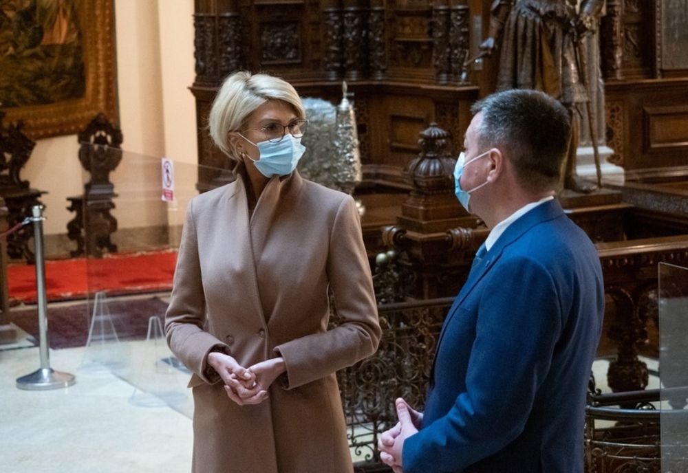 Raluca Turcan la redeschiderea Muzeului Peleș: Poate fi un magnet pentru tot ce înseamnă revenirea la viaţa culturală obişnuită a României