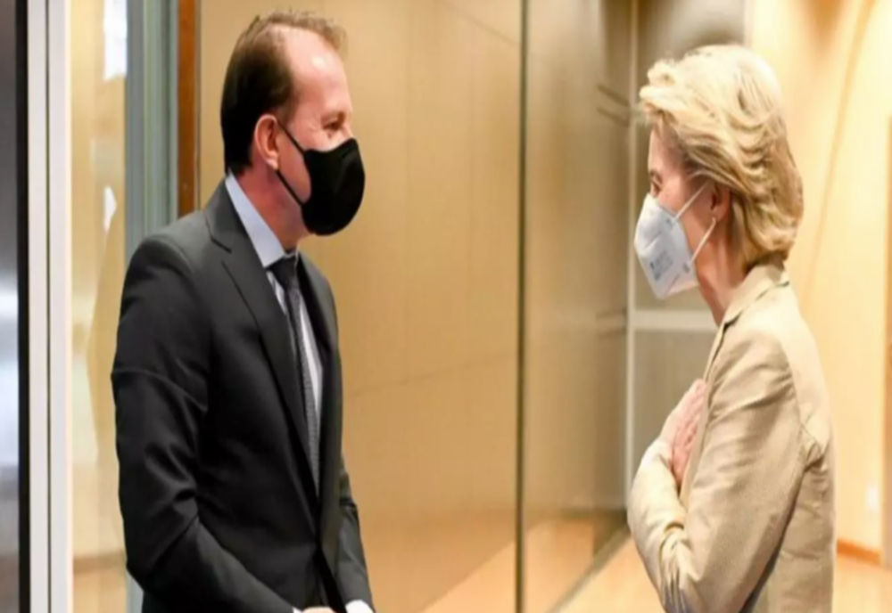 Premierul Cîţu: Şefa Comisiei Europene va veni la Bucureşti pe 27 septembrie, ceea ce înseamnă că PNRR este aprobat