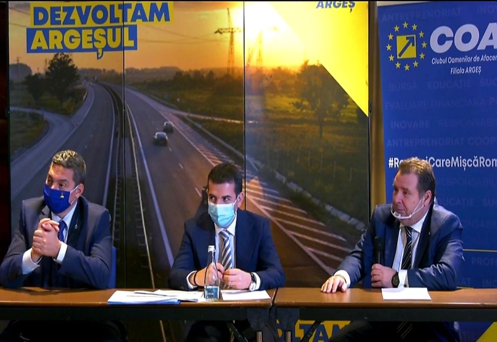 Fonduri europene pentru Argeș. Ministrul Florin Cîțu, în dialog cu oamenii de afaceri