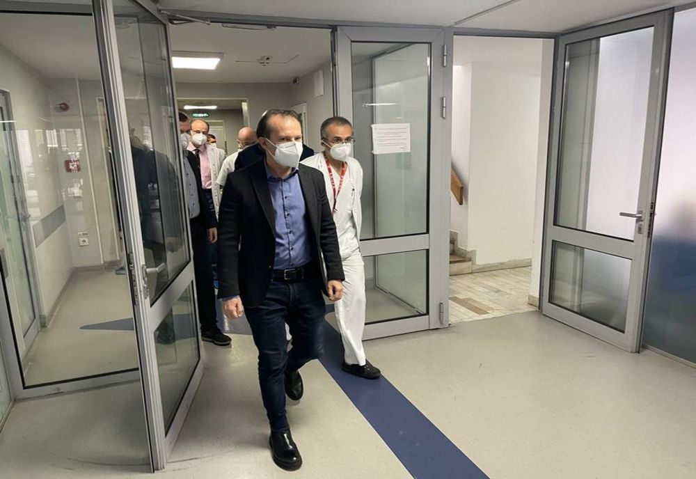 Florin Cîțu a vizitat astăzi două dintre cele mai mari spitale din București pentru a verifica situația reală