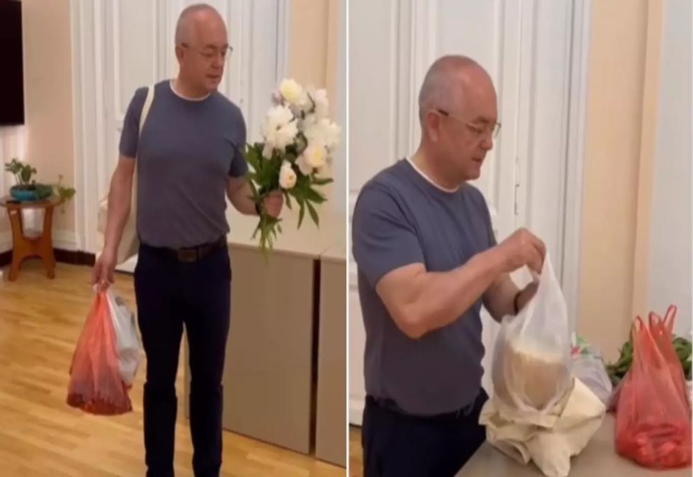 IMAGINEA ZILEI: CUM ARATĂ SACOȘA DE CUMPĂRĂTURI A LUI EMIL BOC - VIDEO